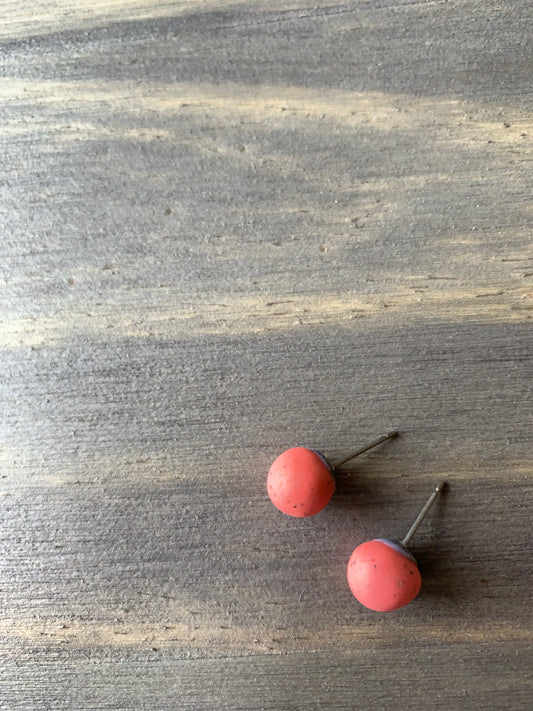 Pop Earrings | Coral