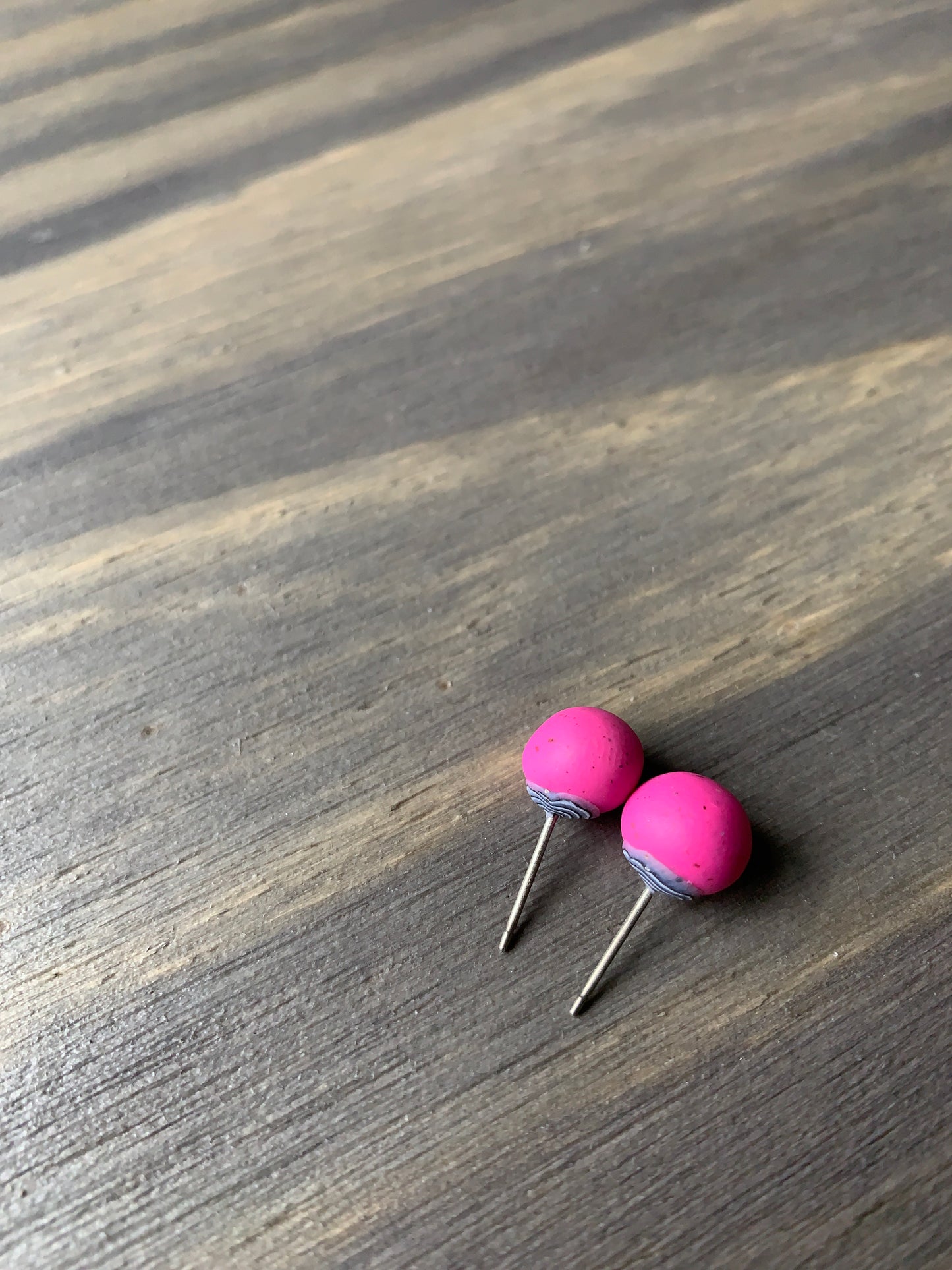 Pop Earrings | Hot Pink