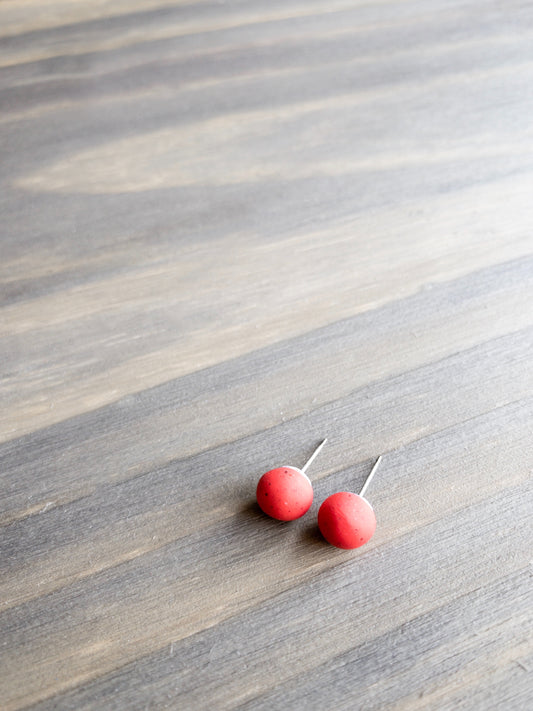 Pop Earrings | Red
