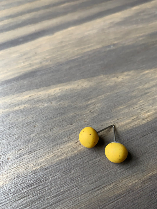 Pop Earrings | Golden Yellow